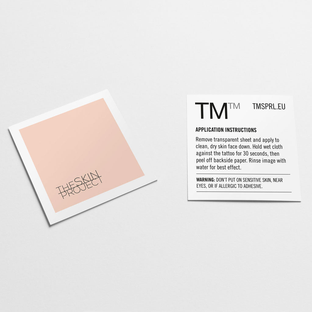 The Skin Project tattoo instructions